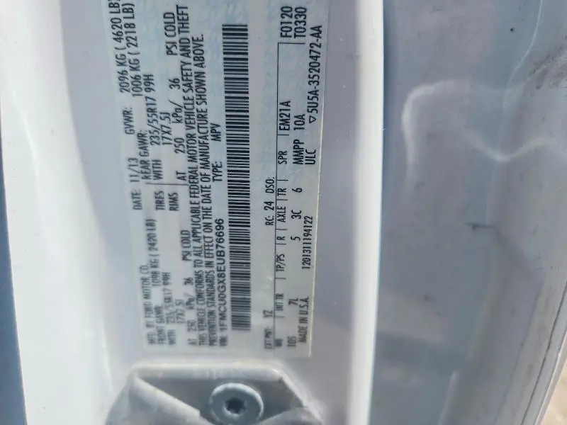 2014 FORD ESCAPE SE  