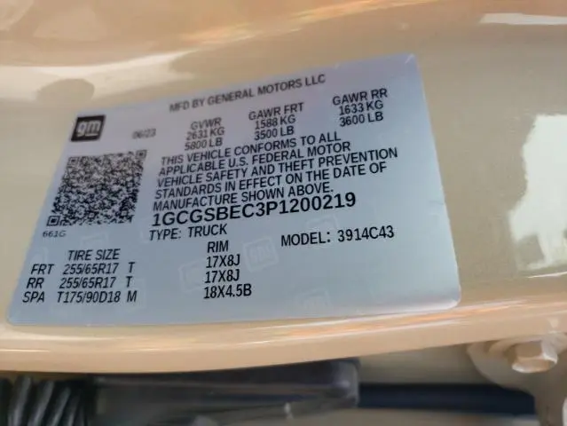 2023 CHEVROLET COLORADO   