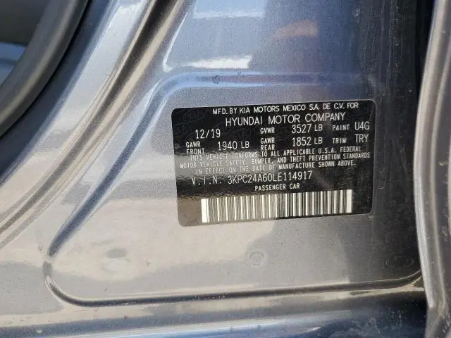 2020 HYUNDAI ACCENT SE