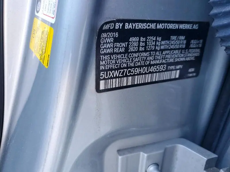 2017 BMW X3 SDRIVE28I  