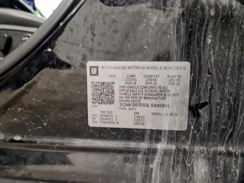 2020 CHEVROLET BLAZER RS  