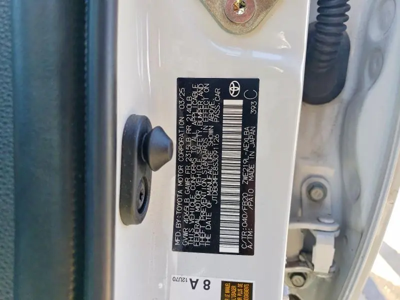 2025 TOYOTA COROLLA LE  