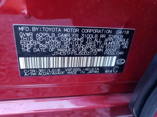 2018 LEXUS LS 500 BASE  