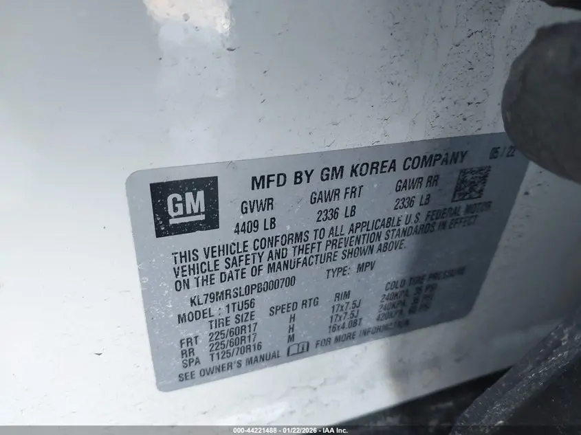 2023 CHEVROLET TRAILBLAZER AWD LT