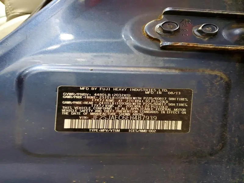 2014 SUBARU FORESTER 2.5I PREMIUM  