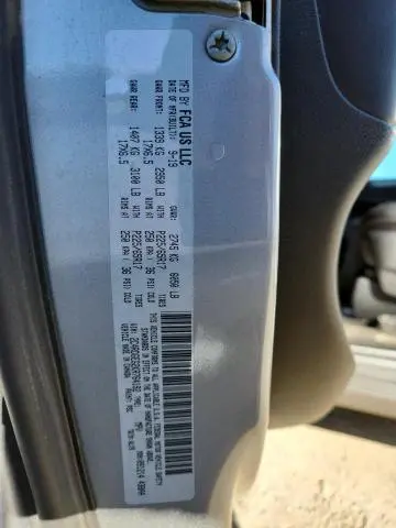 2019 DODGE GRAND CARAVAN GT  