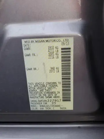 2014 NISSAN ALTIMA   