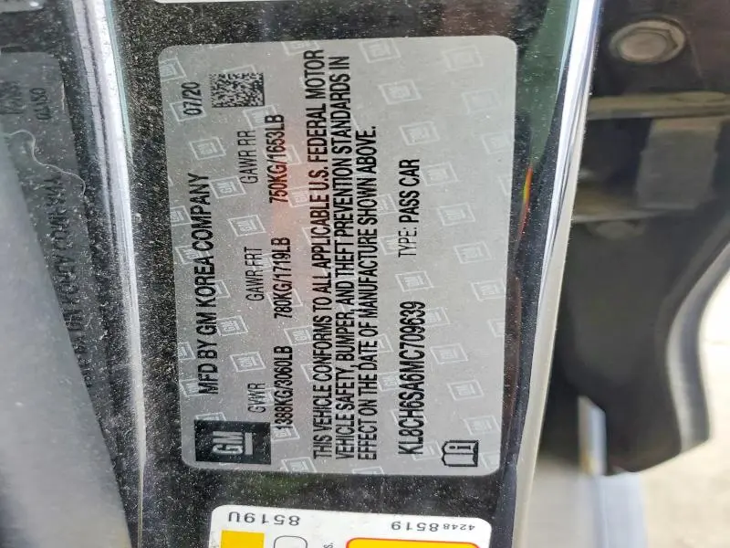 2021 CHEVROLET SPARK ACTIV  