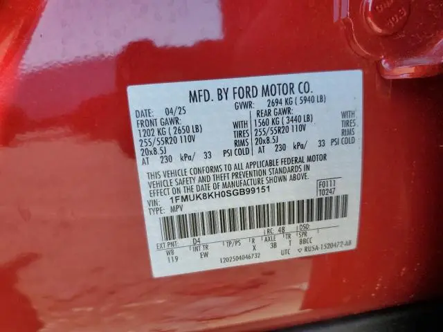 2025 FORD EXPLORER ST-LINE  