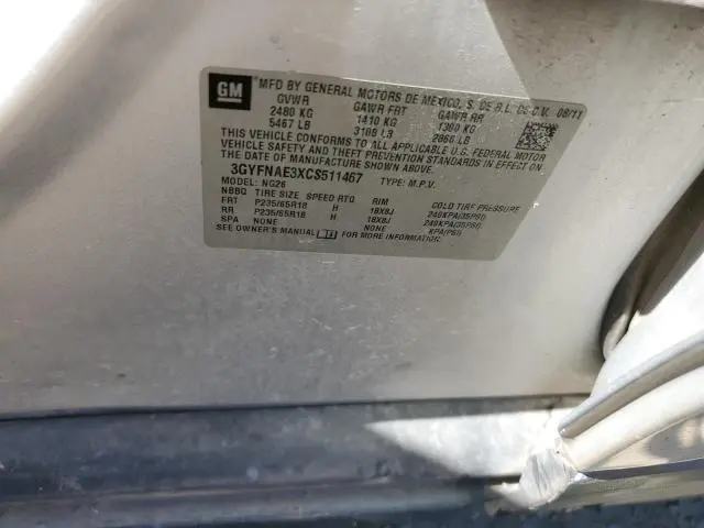 2012 CADILLAC SRX LUXURY COLLECTION  