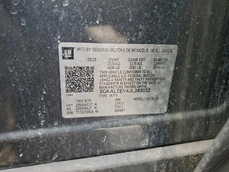 2018 GMC TERRAIN SLE  