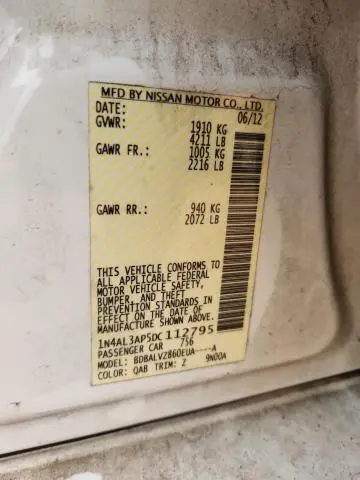 2013 NISSAN ALTIMA 2.5  