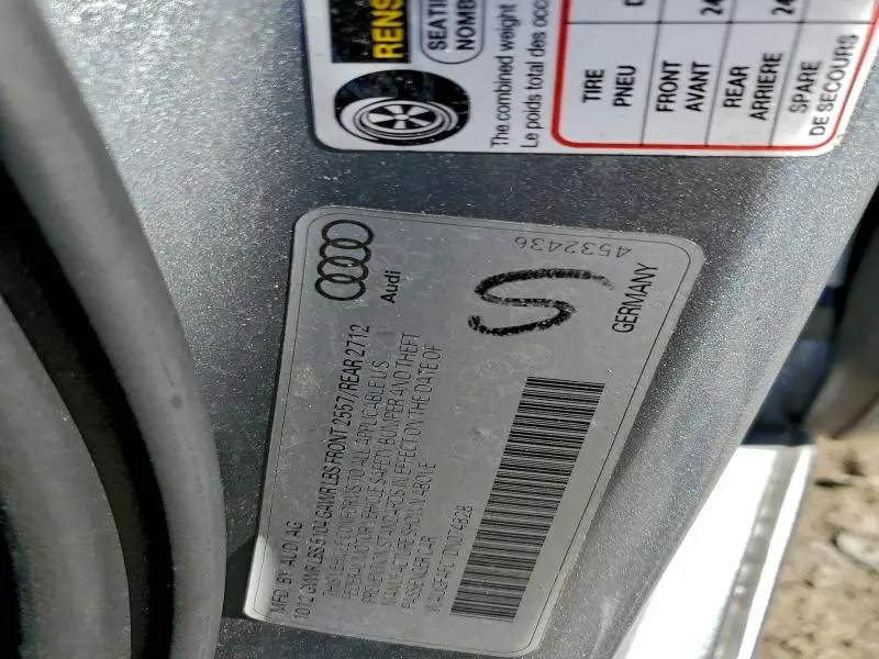 2013 AUDI A6 PREMIUM PLUS  