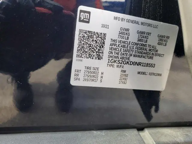 2022 GMC YUKON XL K1500 SLT  