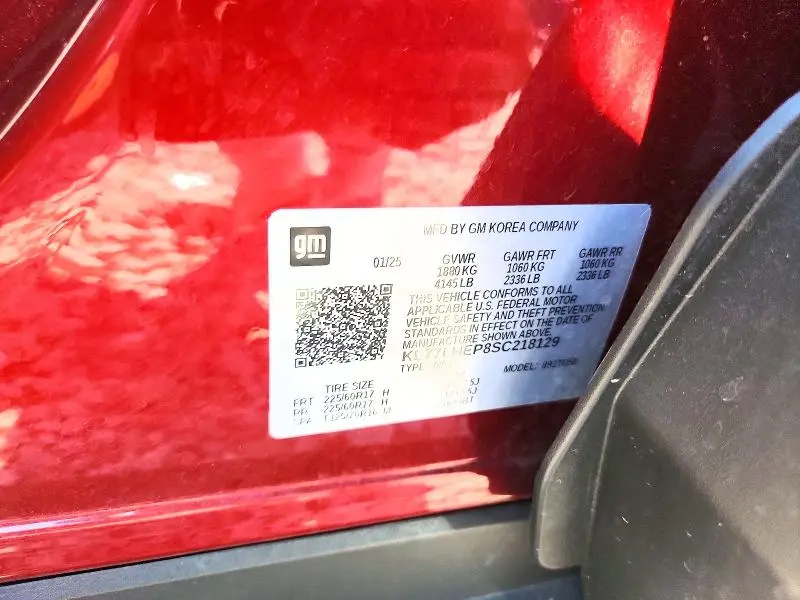 2025 CHEVROLET TRAX 1LT  