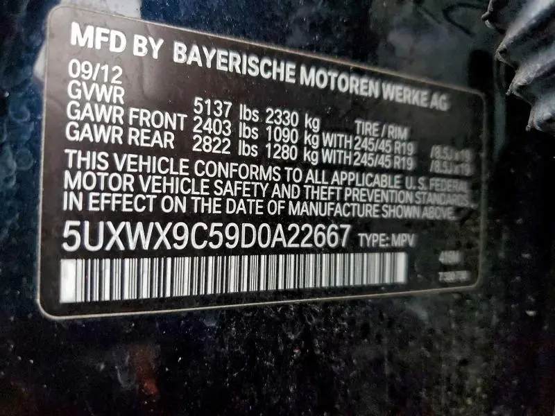 2013 BMW X3 XDRIVE28I  