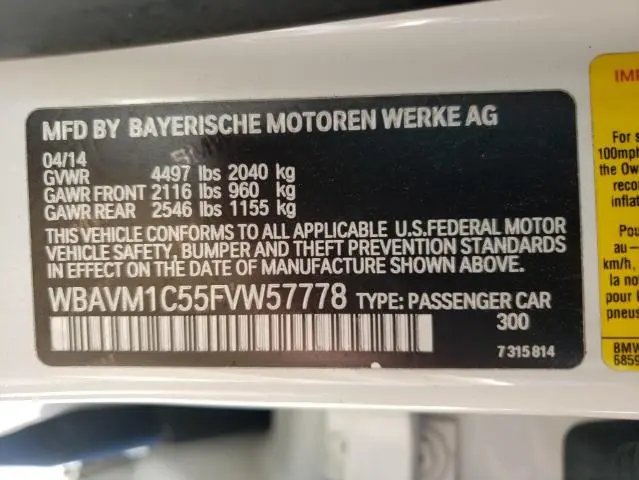 2015 BMW X1 SDRIVE28I