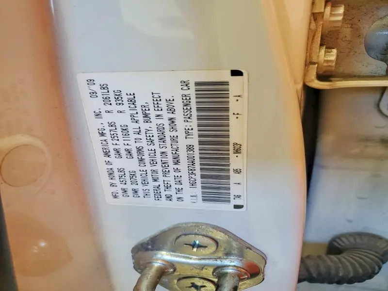2010 HONDA ACCORD EXL  