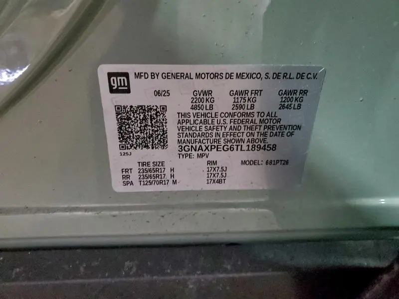 2026 CHEVROLET EQUINOX LT  