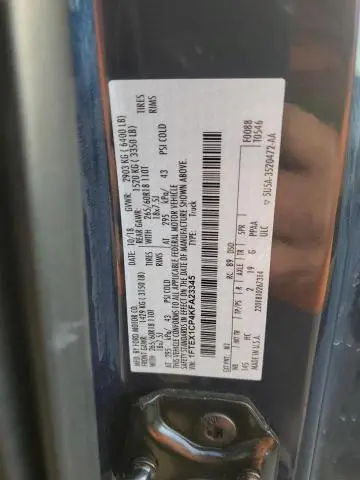 2019 FORD F150 SUPER CAB  