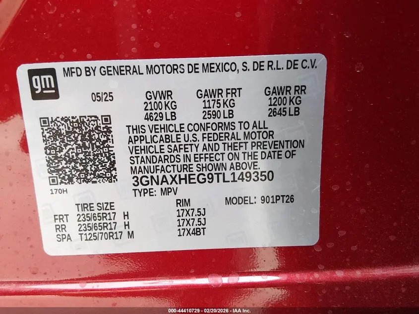 2026 CHEVROLET EQUINOX FWD LT