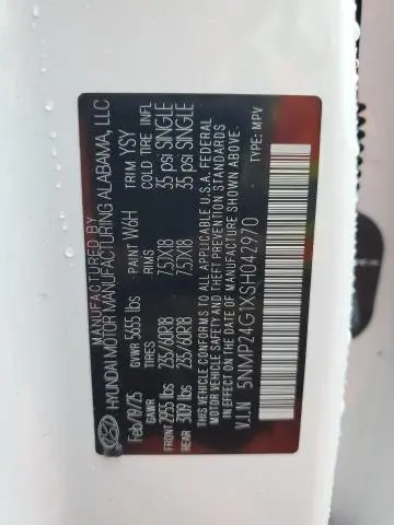 2025 HYUNDAI SANTA FE SEL  