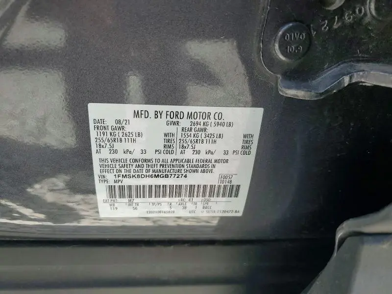2021 FORD EXPLORER XLT  