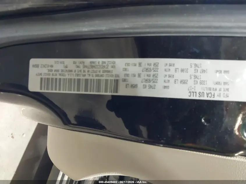 2017 DODGE GRAND CARAVAN SXT