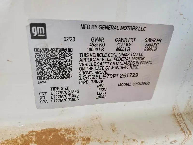 2023 CHEVROLET SILVERADO K2500 HEAVY DUTY  