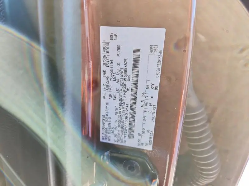 2016 FORD F150 SUPERCREW  