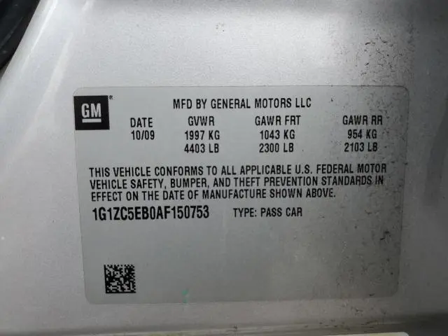 2010 CHEVROLET MALIBU 1LT  