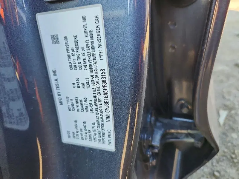 2023 TESLA MODEL 3   