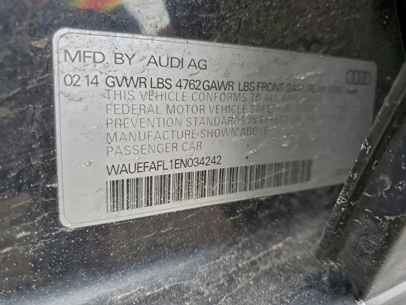 2014 AUDI A4 PREMIUM PLUS  