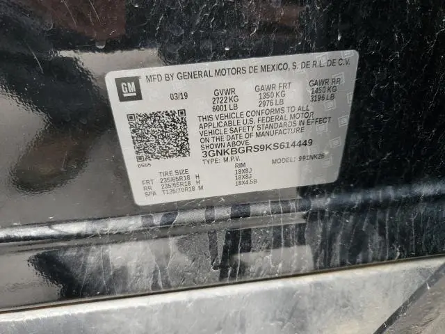 2019 CHEVROLET BLAZER 2LT  