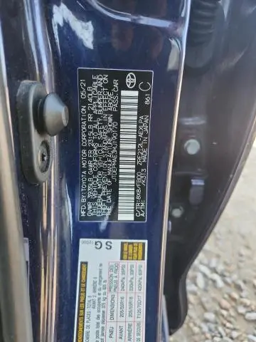 2021 TOYOTA COROLLA LE  