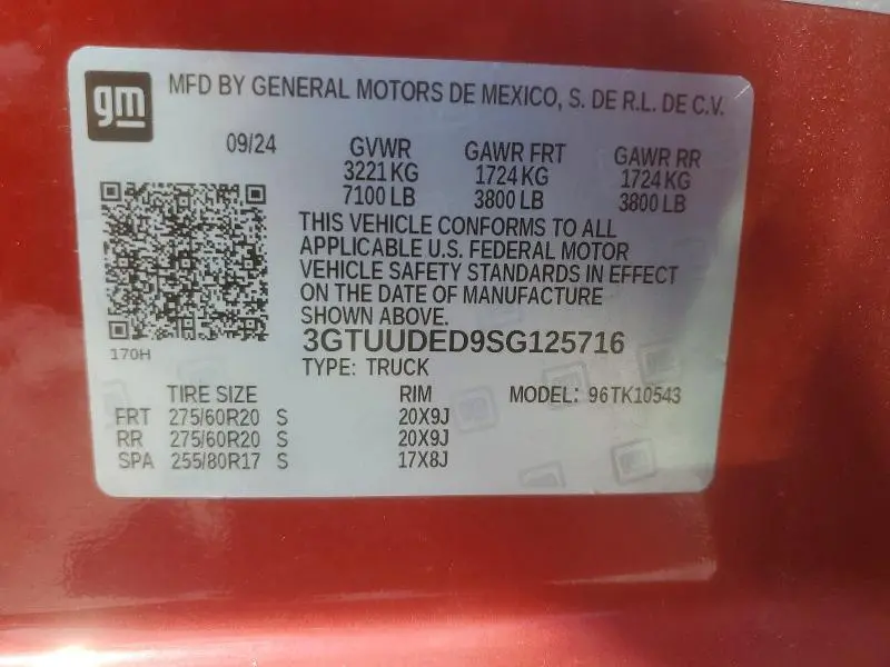 2025 GMC SIERRA K1500 SLT  