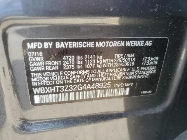 2016 BMW X1 XDRIVE28I  