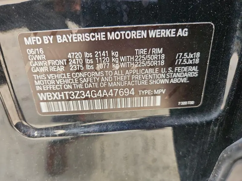 2016 BMW X1 XDRIVE28I  