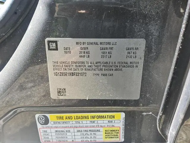 2011 CHEVROLET MALIBU LTZ  