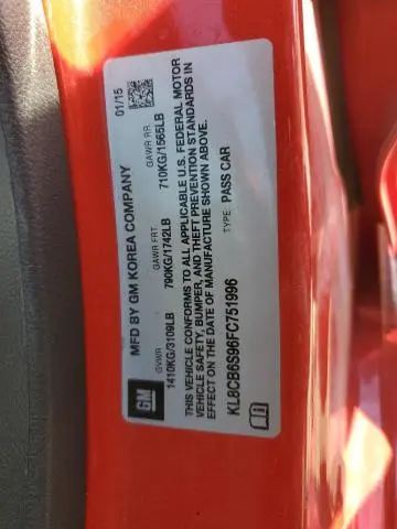 2015 CHEVROLET SPARK LS  