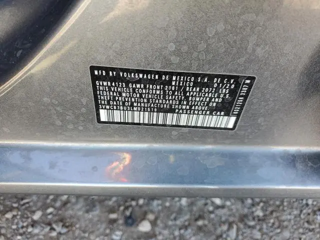 2020 VOLKSWAGEN JETTA S  