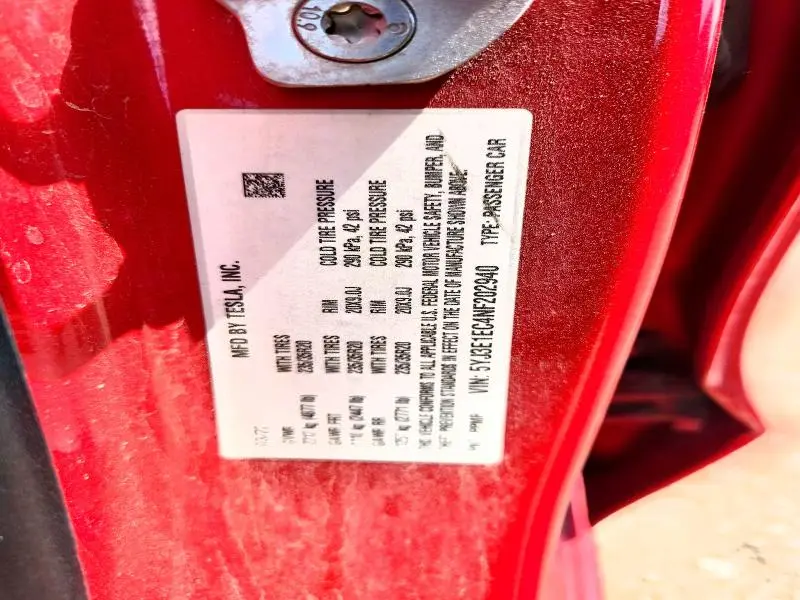 2022 TESLA MODEL 3   