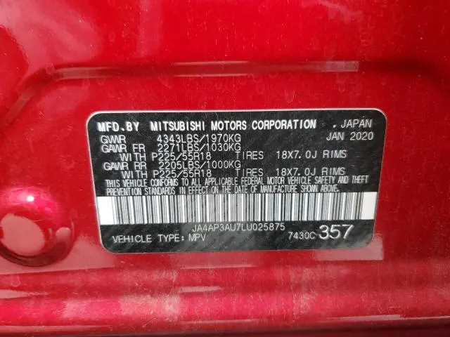 2020 MITSUBISHI OUTLANDER SPORT ES  