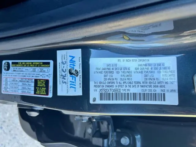 2015 MAZDA CX-9 GRAND TOURING  