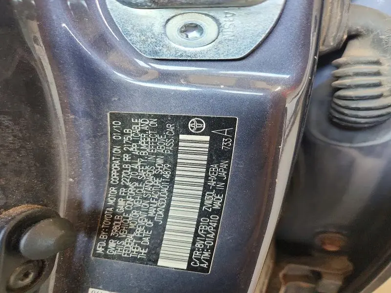 2010 TOYOTA PRIUS   