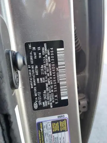 2013 KIA OPTIMA SX  