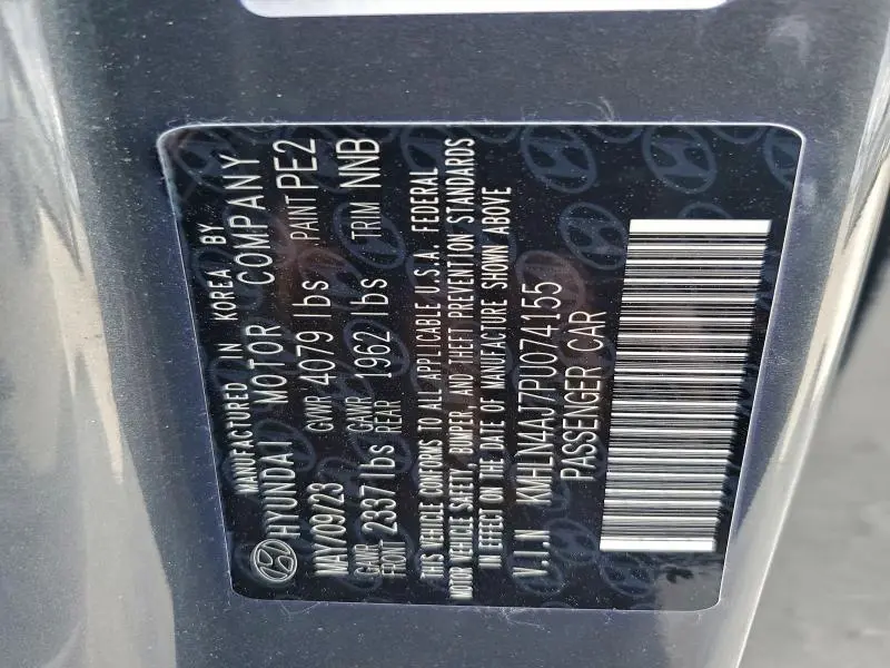 2023 HYUNDAI ELANTRA LIMITED  