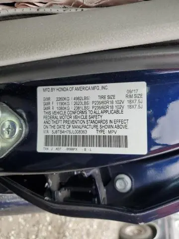 2018 ACURA RDX ADVANCE  