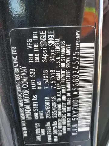 2016 HYUNDAI SANTA FE SPORT 