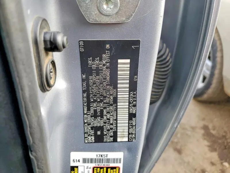 2010 TOYOTA TUNDRA DOUBLE CAB SR5  